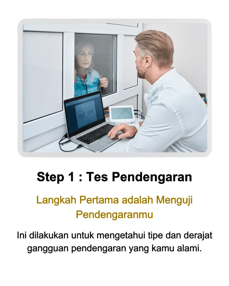 Tes pendengaran dilakukan untuk mengetahui tipe dan derajat gangguan