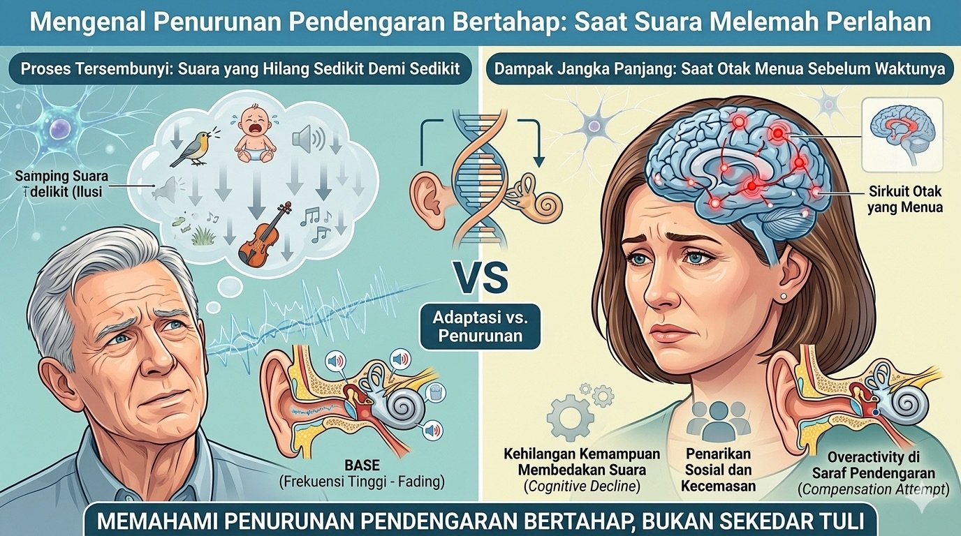 Memahami Gradual Hearing Loss, Si Pencuri Pendengaran Diam-diam