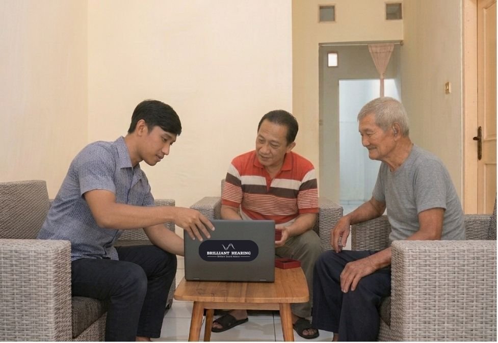 home visit Pusat Alat Bantu Dengar Indonesia - Brilliant Hearing Home Visit